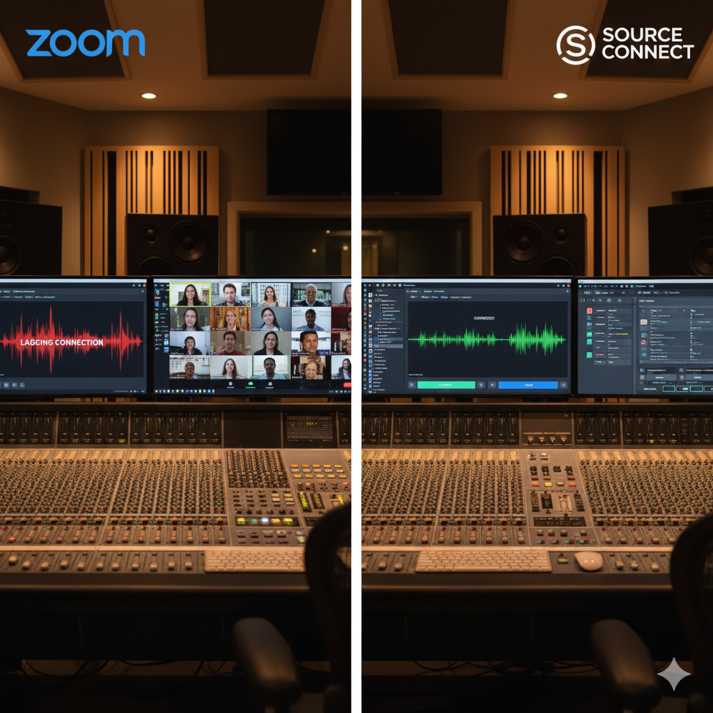 Zoom vs Source Connect: ¿qué plataforma usar para tu próxima grabación?