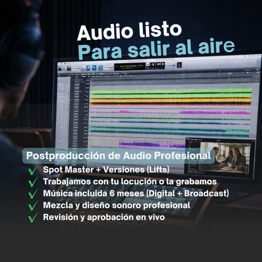 Postproducción de Audio para Spot Publicitario