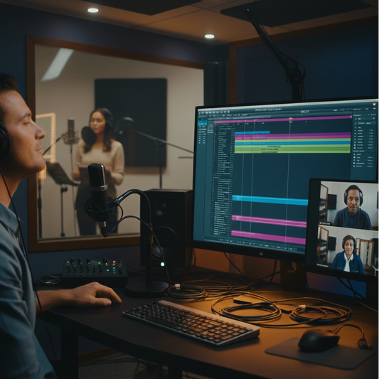 Grabación con Source-Connect en CDMX