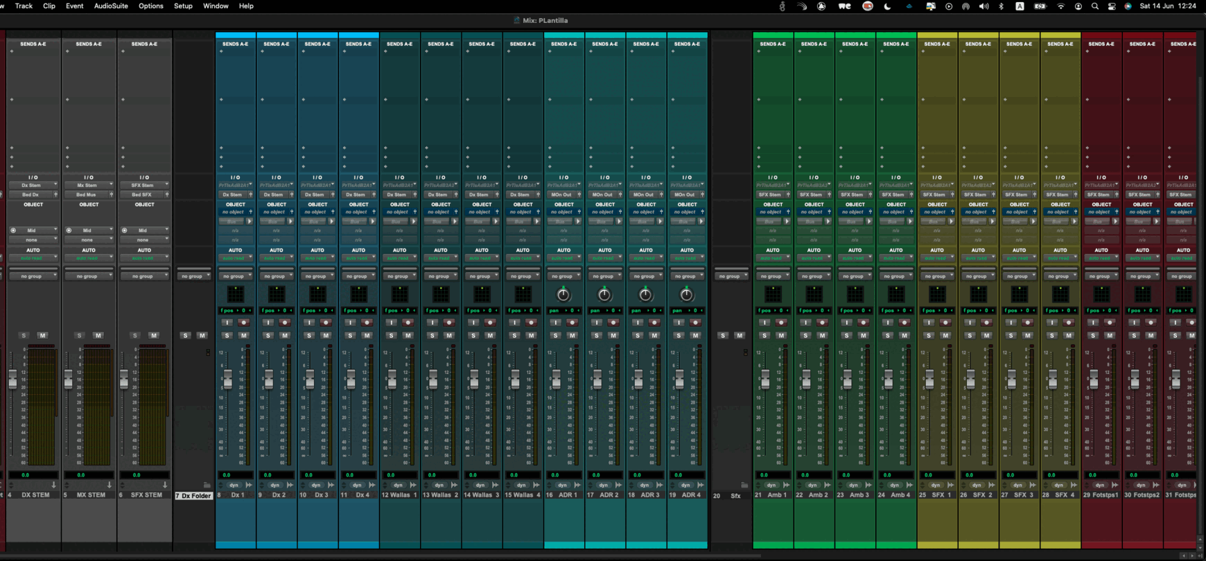 Pro Tools - Folder para organizar tracks y tener orden en la sesión 
